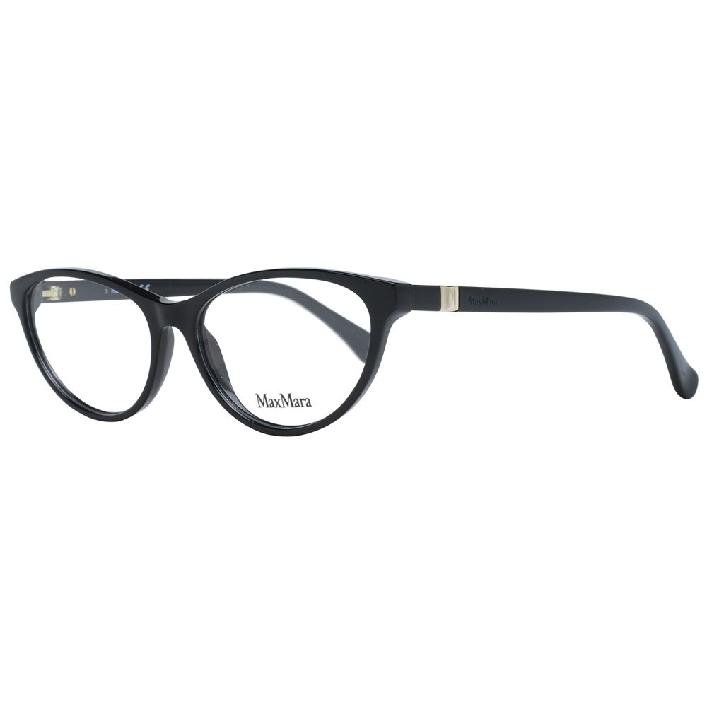 Max Mara Women’s Optical Frames – Black Cat Eye Design, 54mm