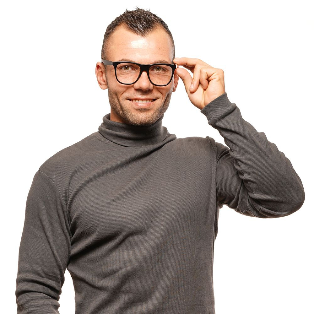 Sandro Black Unisex Optical Frames – Square Full-Rim Design