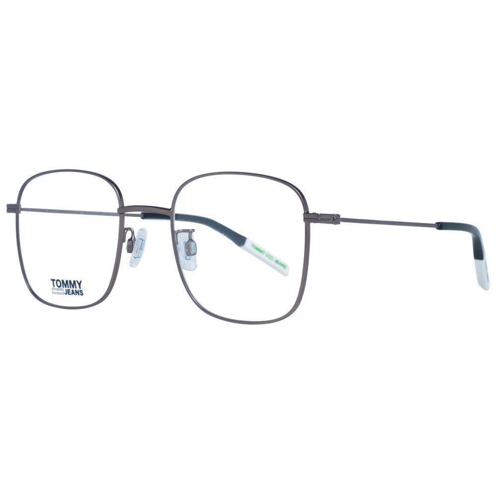 Tommy Hilfiger Gray Unisex Optical Frames – Square Full-Rim