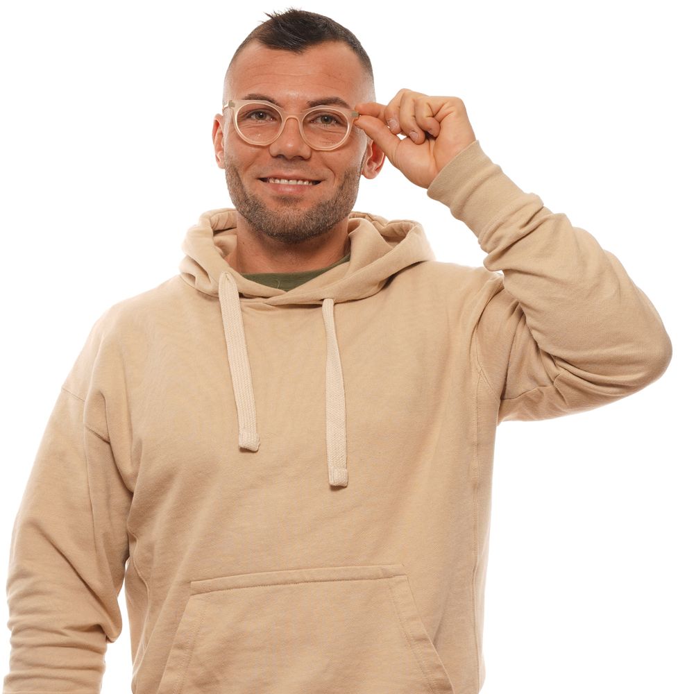 Liebeskind Beige Unisex Optical Frames – Round Full-Rim