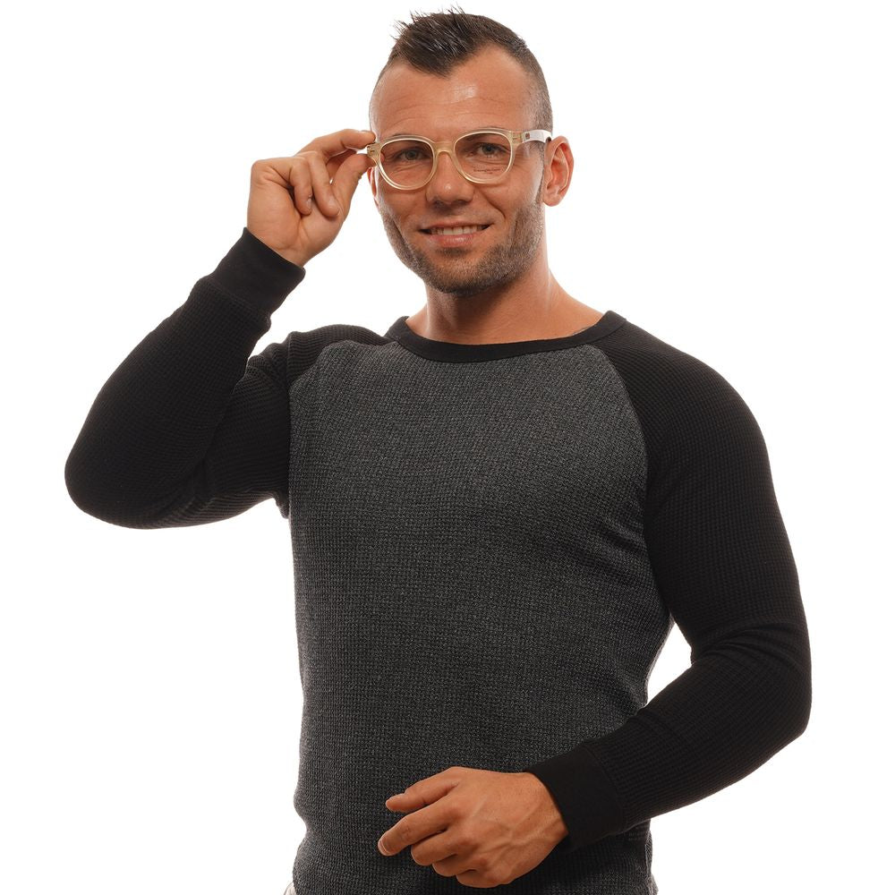 Ermenegildo Zegna Men's Transparent Optical Glasses – Round Frames