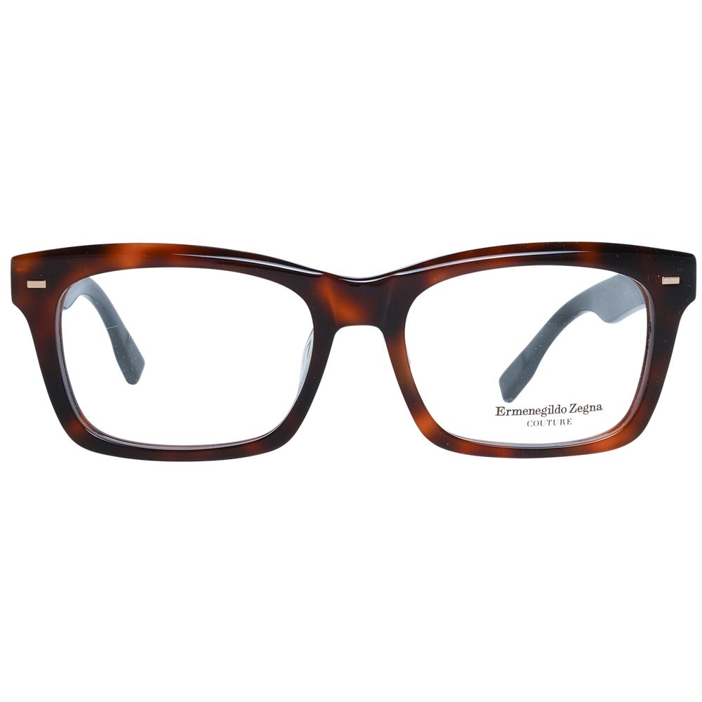 Ermenegildo Zegna Men's Optical Frames – Brown Trapezium, 56mm