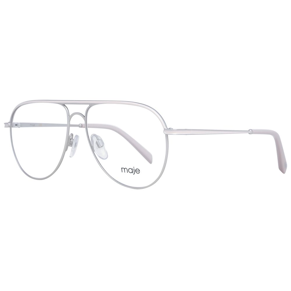 Maje Women’s Optical Glasses – Silver Aviator Frame