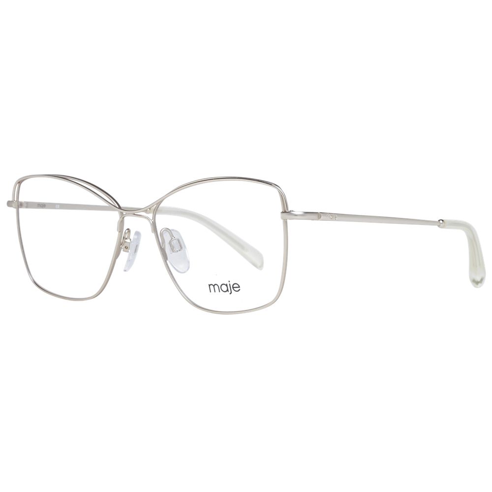 Maje Women’s Optical Glasses – Gold Square Frame, 51mm