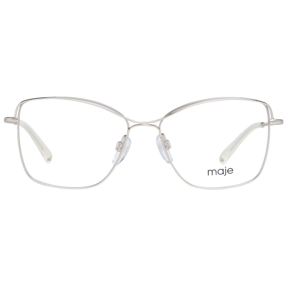 Maje Women’s Optical Glasses – Gold Square Frame, 51mm