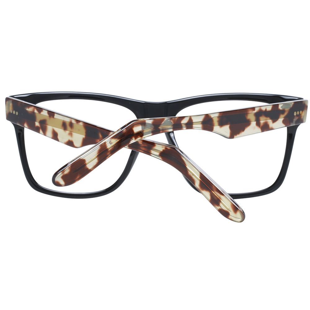 Sandro Black Men’s Optical Glasses – Trapezium Full-Rim Frame