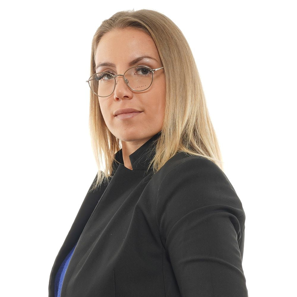 Sandro Women’s Optical Glasses – Silver Round Frame, 49mm