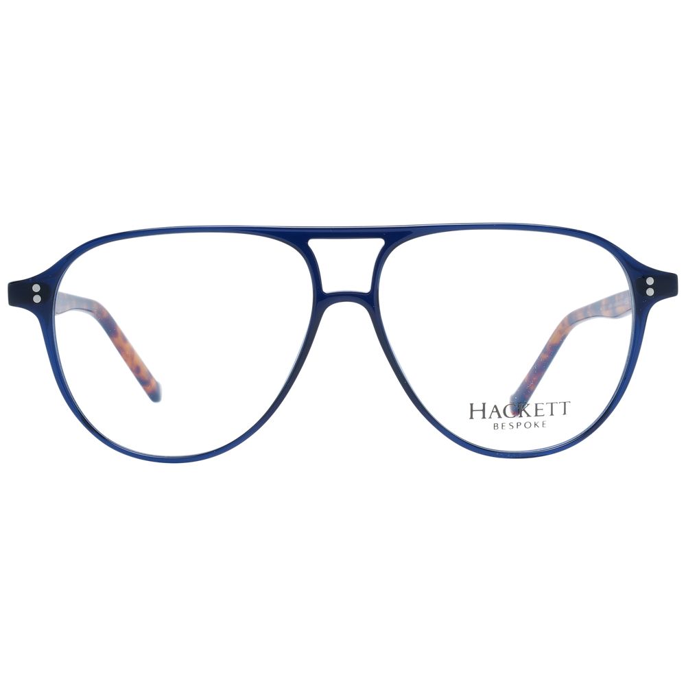 Hackett Blue Men Optical Frames - Stylish Aviator Design