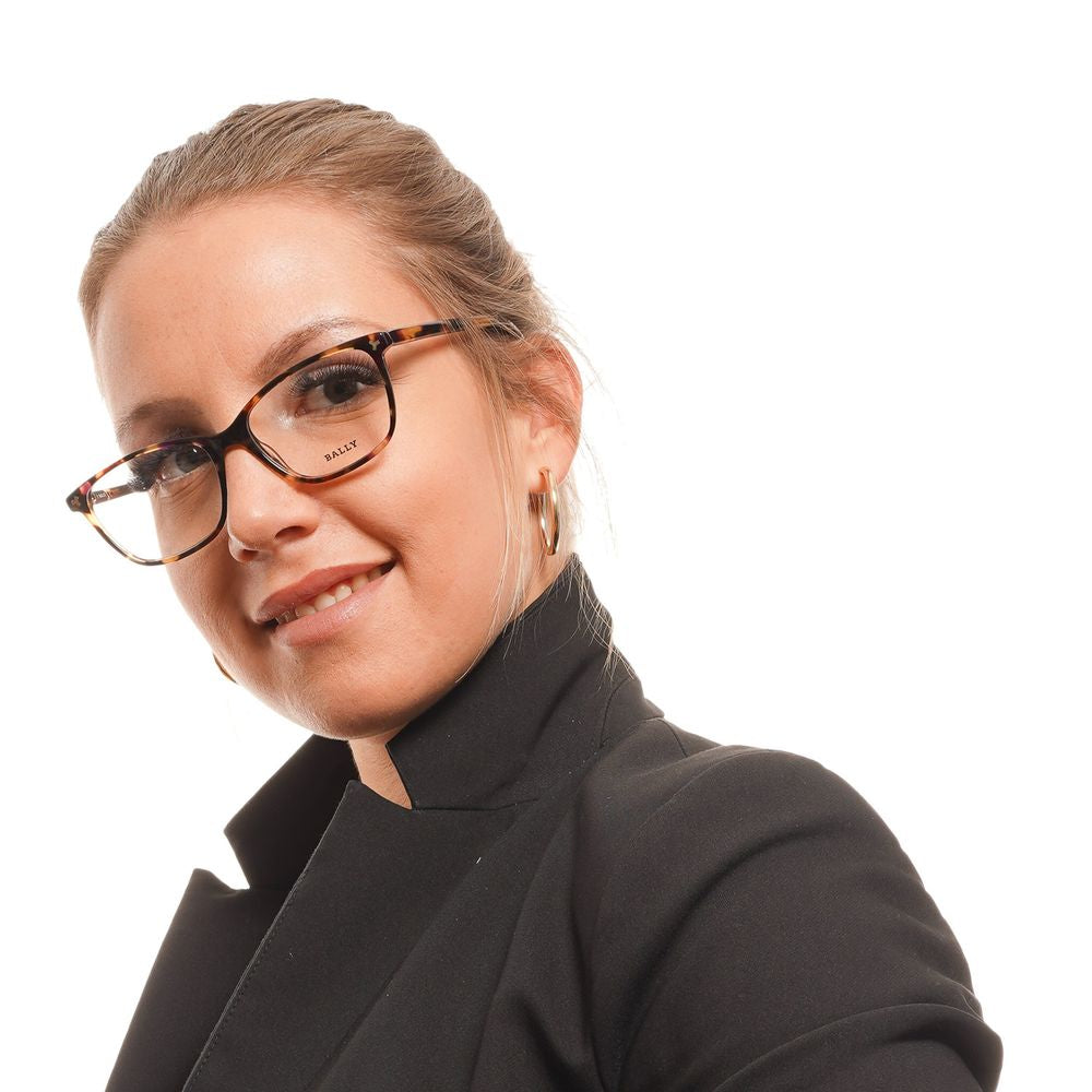 Bally Women's Optical Glasses – Brown Square Frame, 54mm