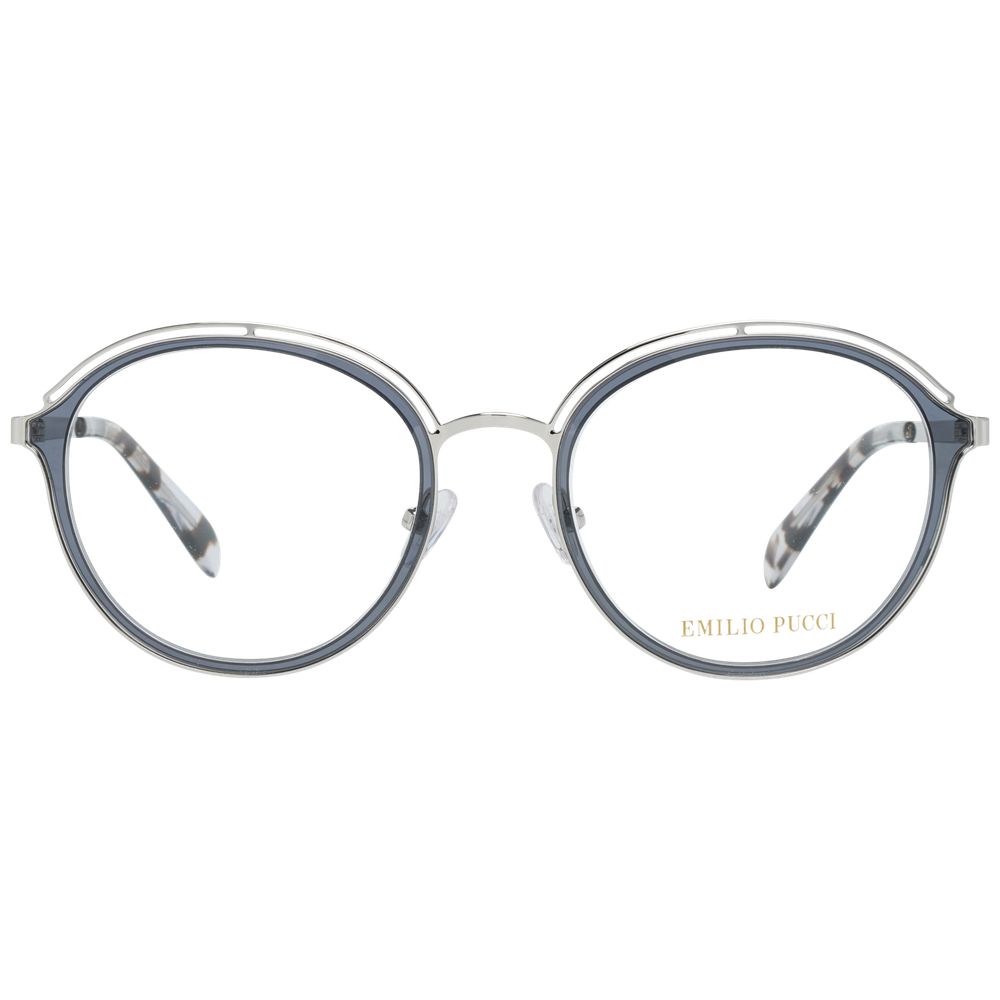 Emilio Pucci Women’s Optical Frames – Silver Round Style