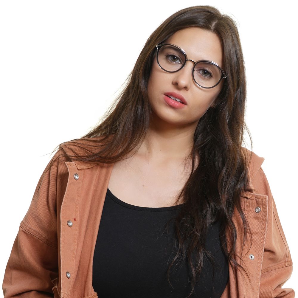 Emilio Pucci Women’s Optical Frames – Silver Round Style