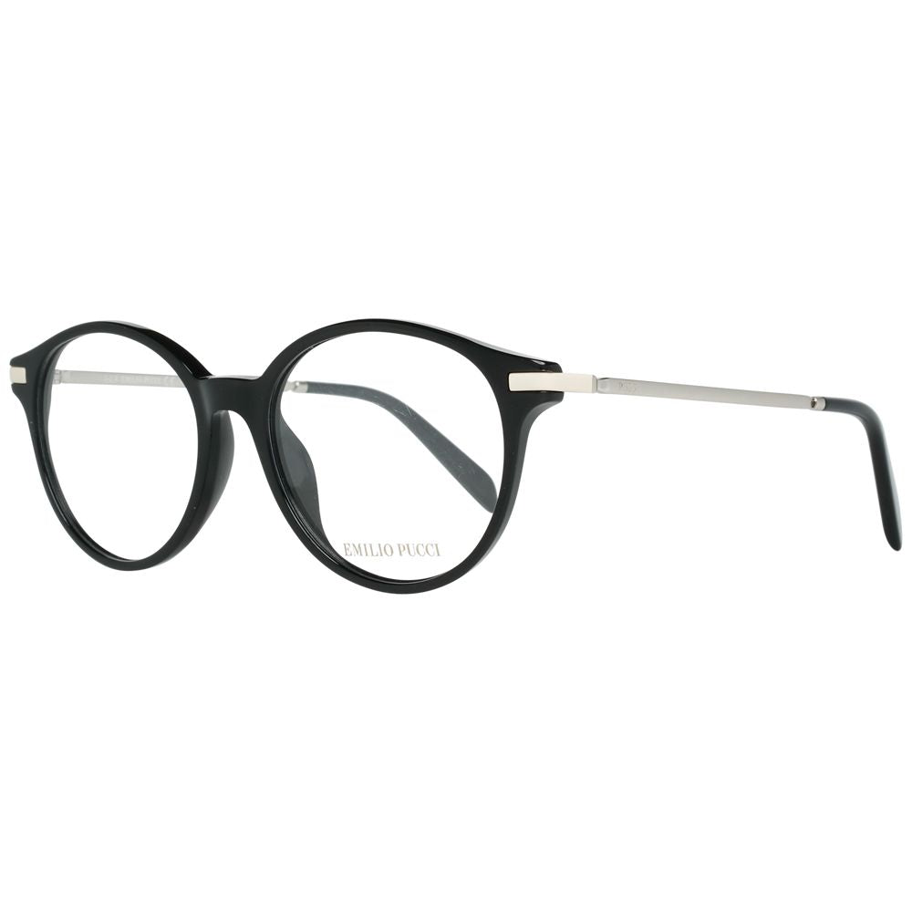 Emilio Pucci Women's Optical Frames – Black Full-Rim Design