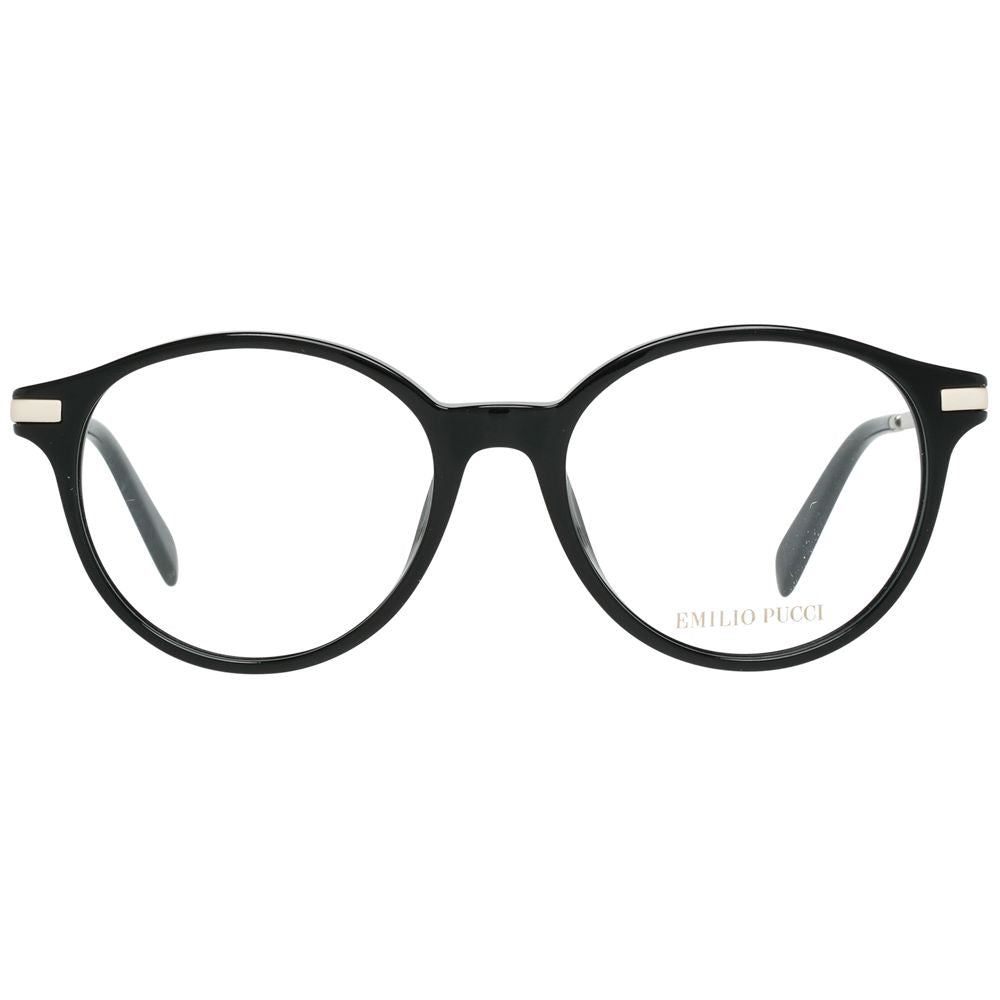 Emilio Pucci Women's Optical Frames – Black Full-Rim Design