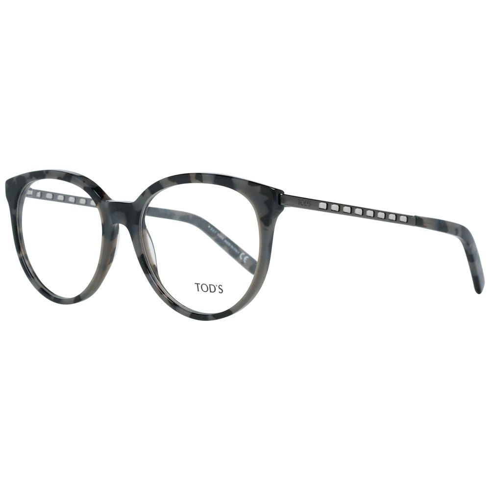 Tod's Women’s Optical Frames – Grey Round Design, 53mm