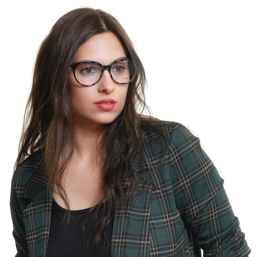Tod's Women’s Optical Frames – Grey Round Design, 53mm