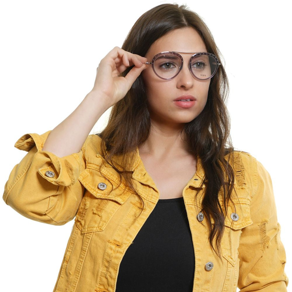 Tod's Women's Optical Frames – Purple Full-Rim Design