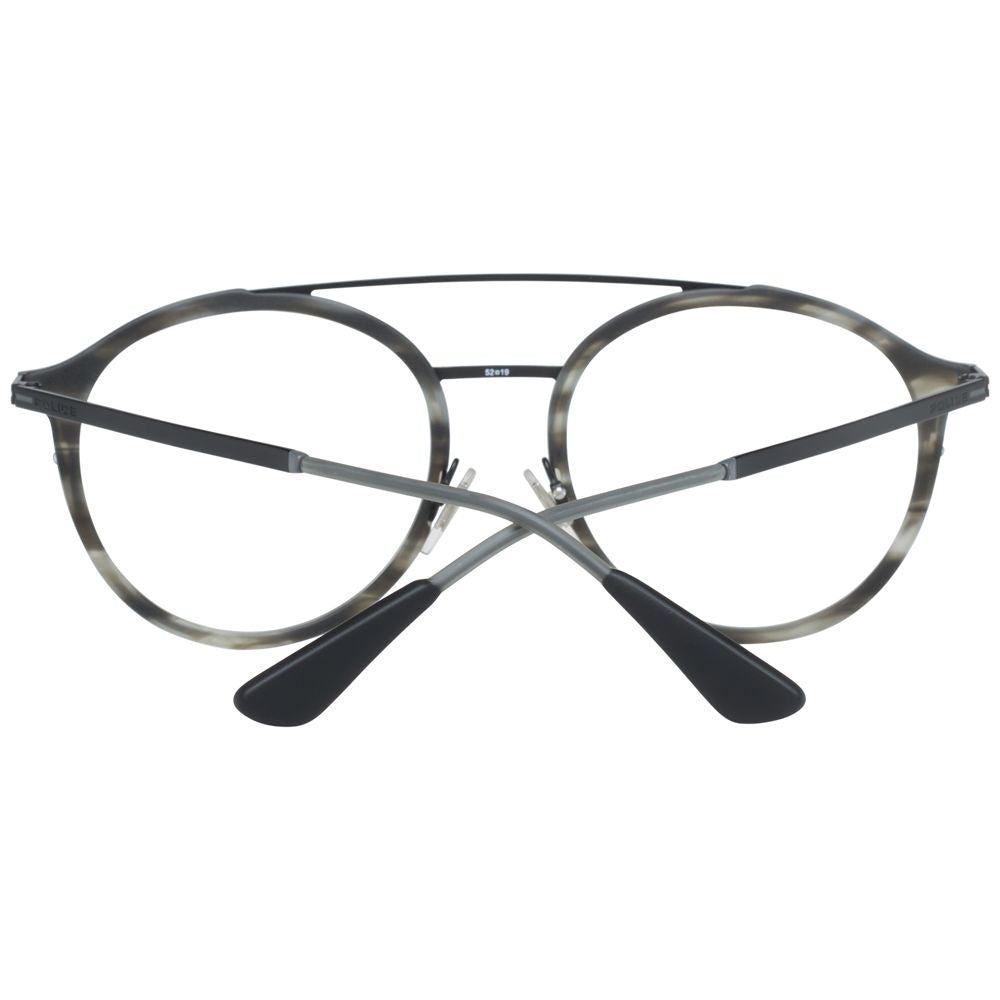 Police Gray Men's Optical Frames – Stylish Aviator Design