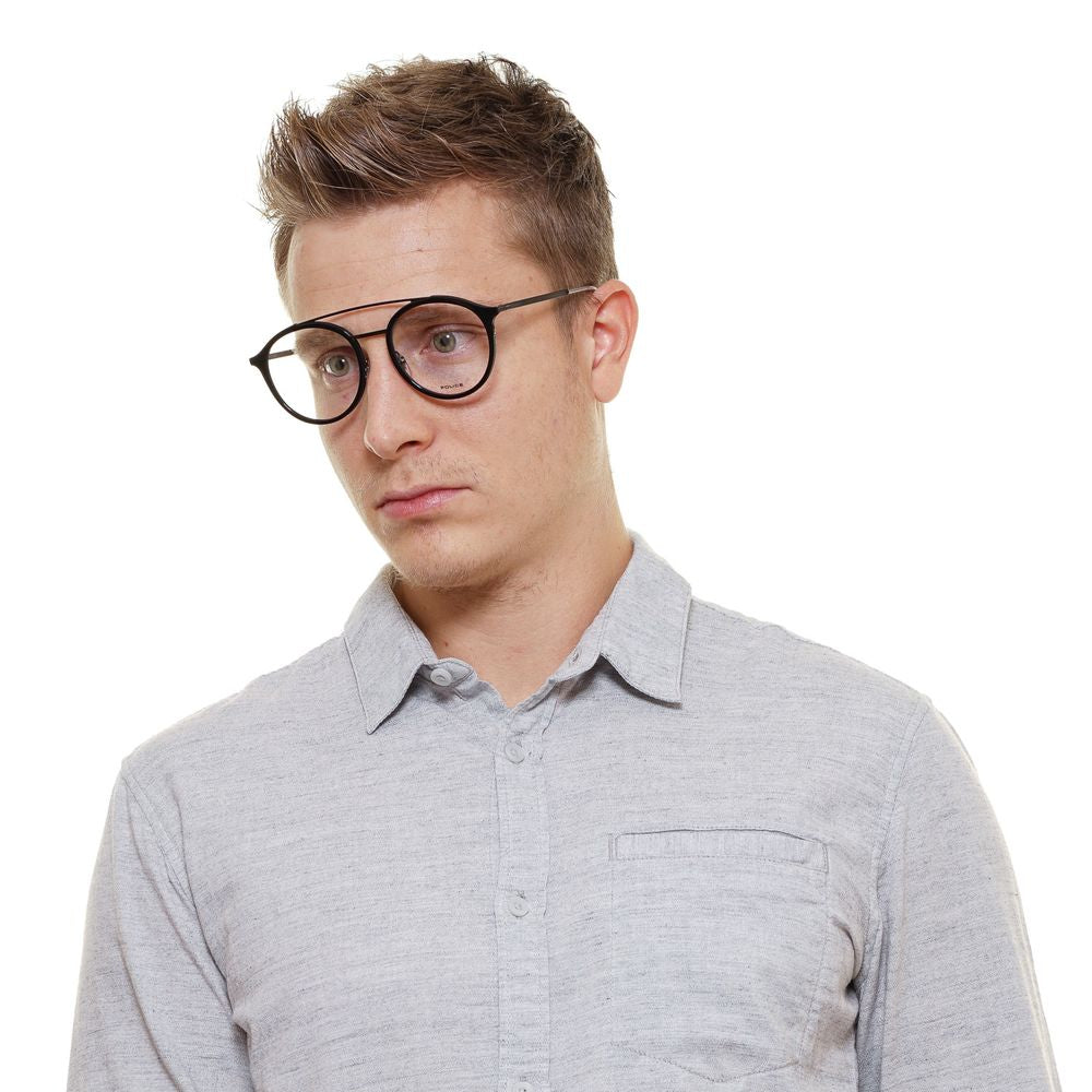 Police Black Men’s Optical Frames – Black Full-Rim, 52mm