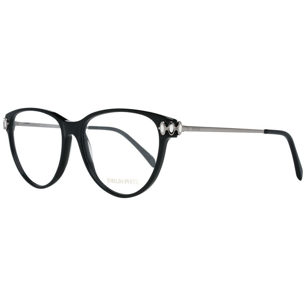 Emilio Pucci Women's Black Optical Frames – 55mm Butterfly Style