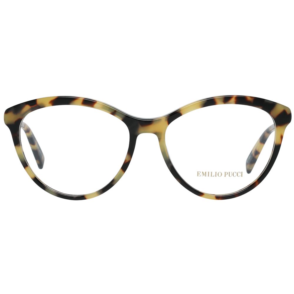 Emilio Pucci Women's Optical Glasses – Brown Full-Rim Frame