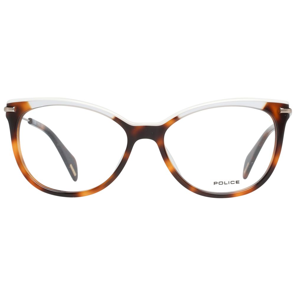 Police Women’s Optical Frames – Brown Square Full-Rim