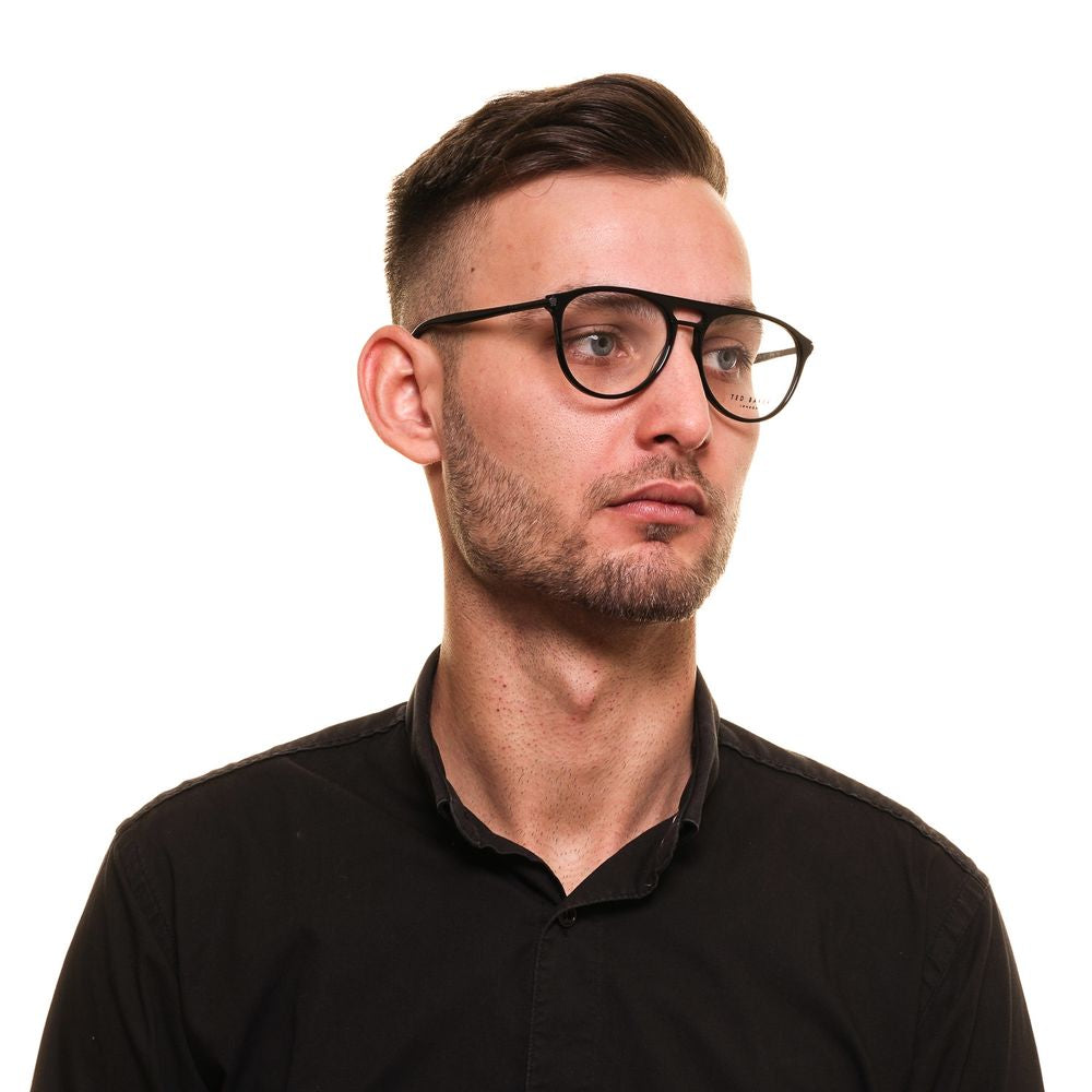 Ted Baker Men's Optical Frames – Black Square Full-Rim, 54mm