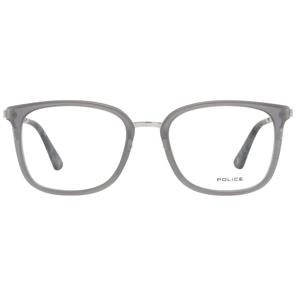 Police Men's Optical Frames – Grey Square Full-Rim, 51mm