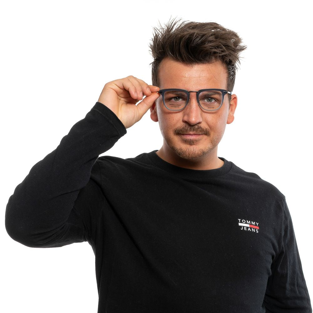 Police Men’s Optical Frames – Blue Round Frame, 48mm
