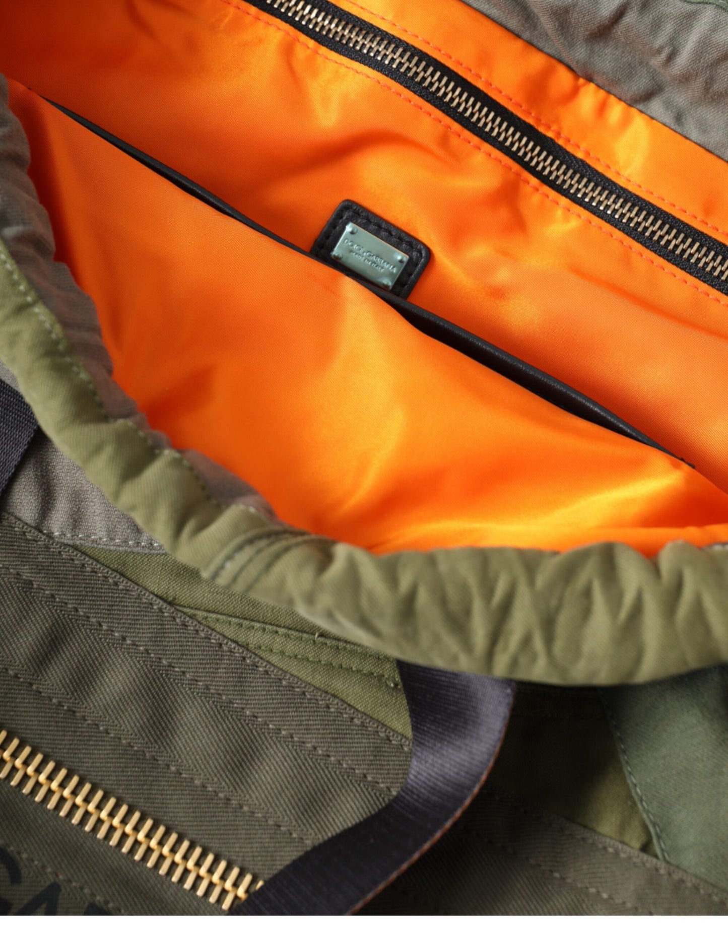 - Military Green Patchwork Rucksack Backpack Bag
