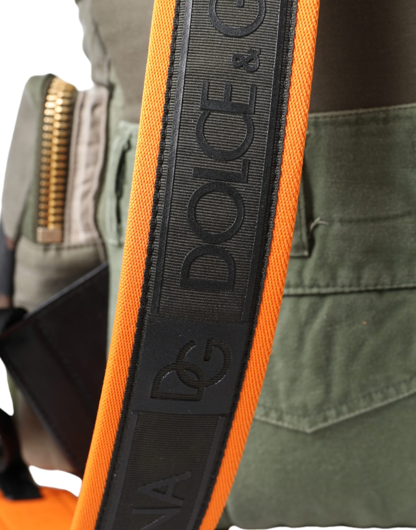 - Military Green Patchwork Rucksack Backpack Bag