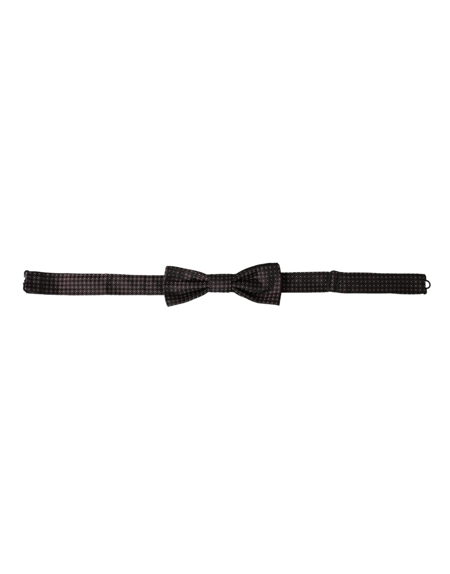 - Brown Fantasy Silk Adjustable Neck Men Papillon Bow Tie