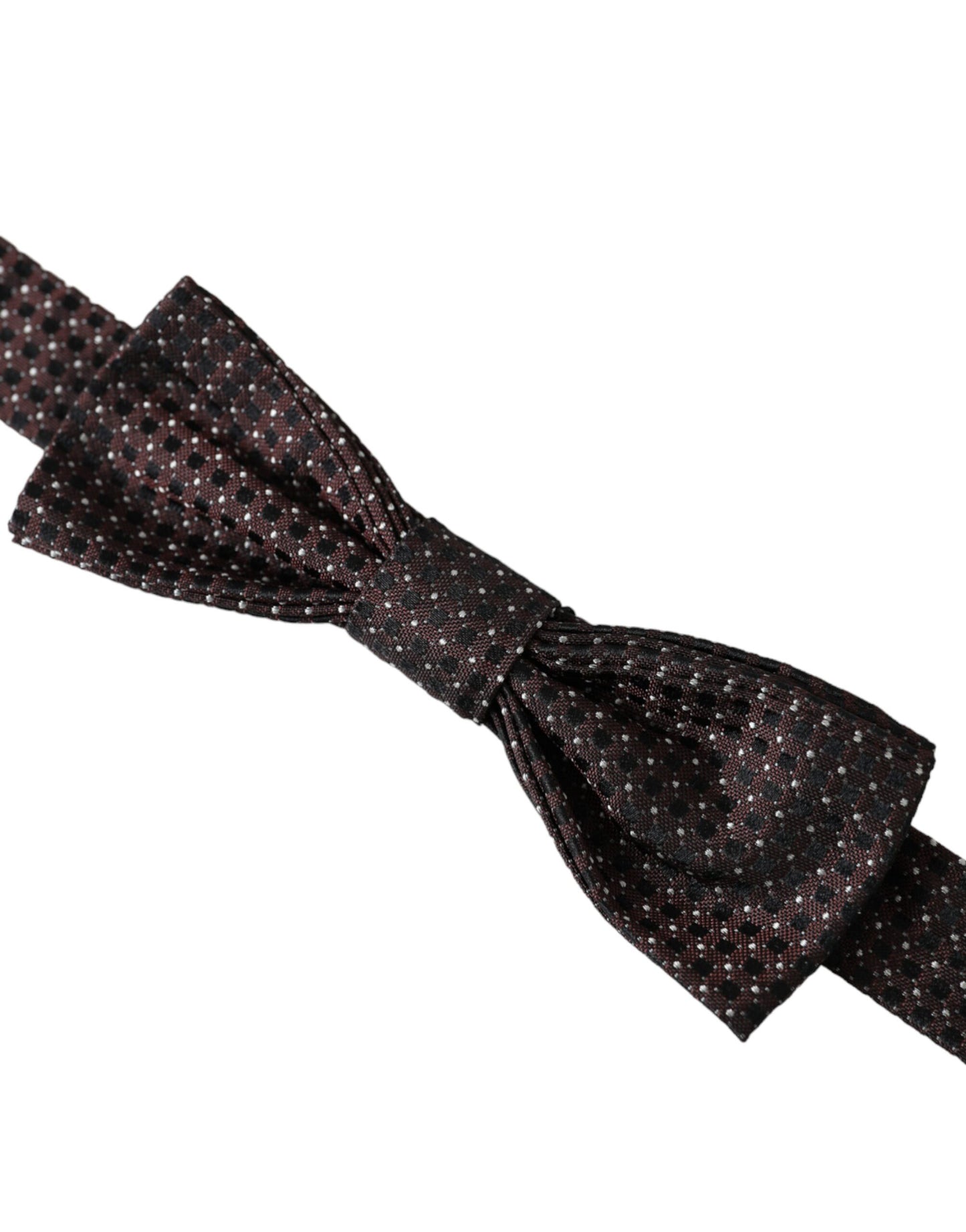 - Brown Fantasy Silk Adjustable Neck Men Papillon Bow Tie
