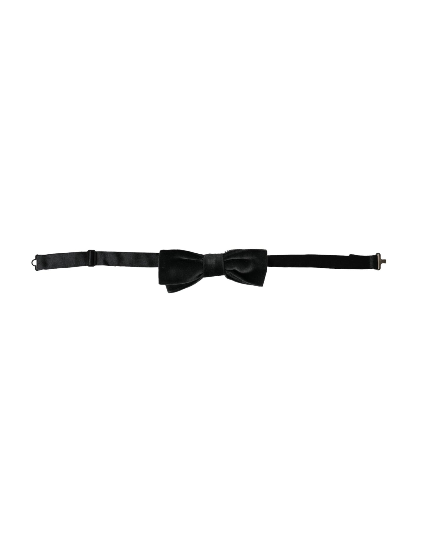 - Black Velvet Cotton Adjustable Neck Men Bow Tie
