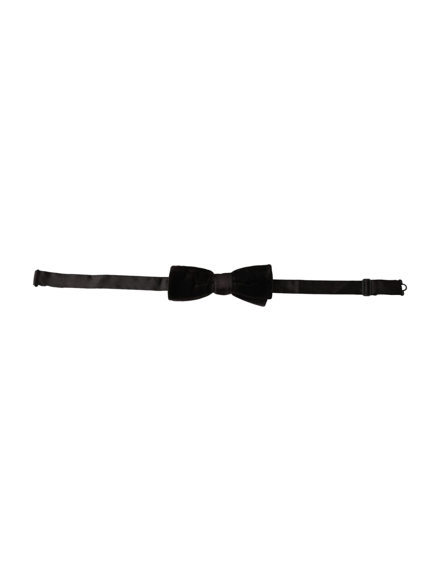 - Black Velvet Cotton Adjustable Neck Men Bow Tie
