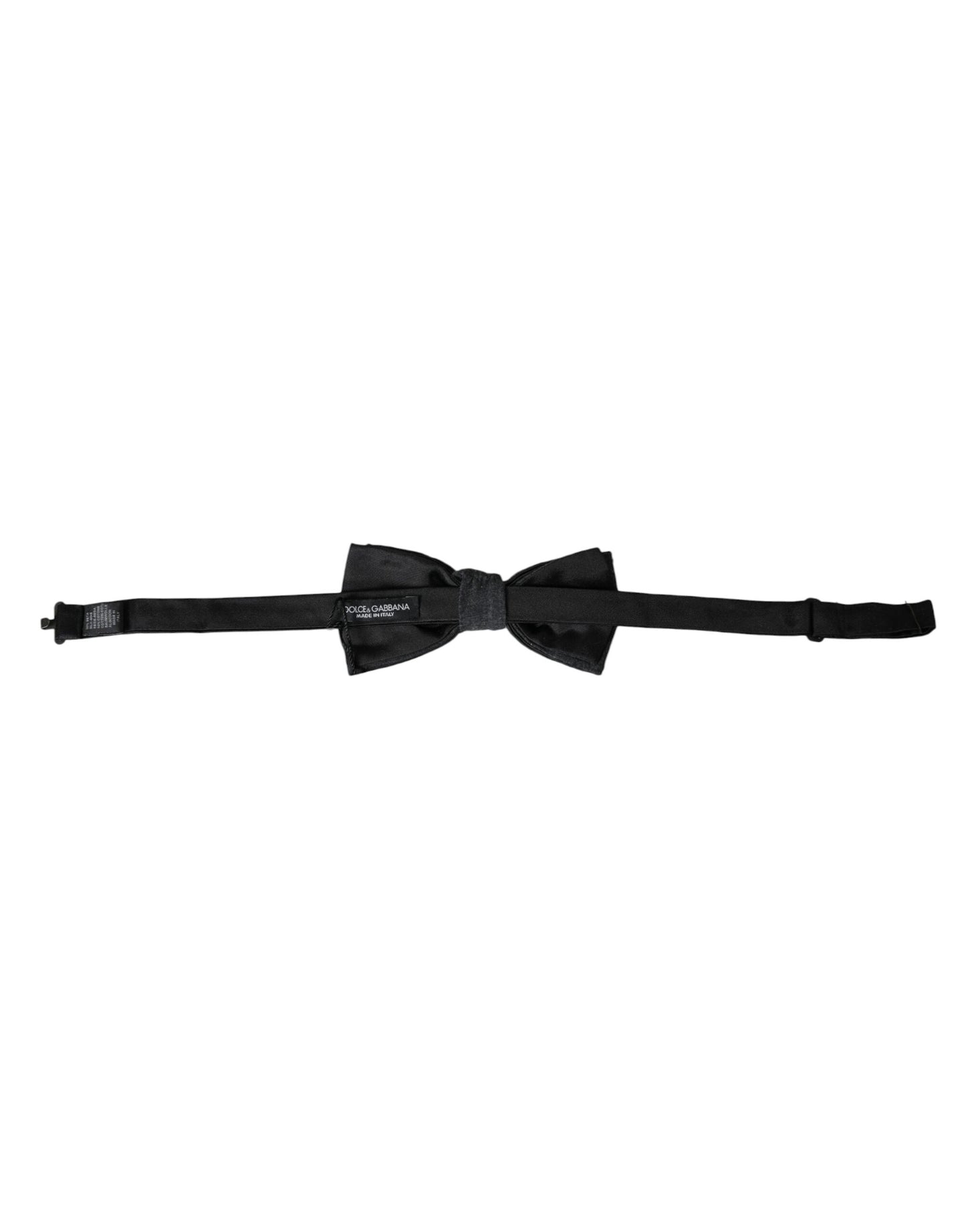 - Dark Gray Silk Adjustable Neck Men Bow Tie