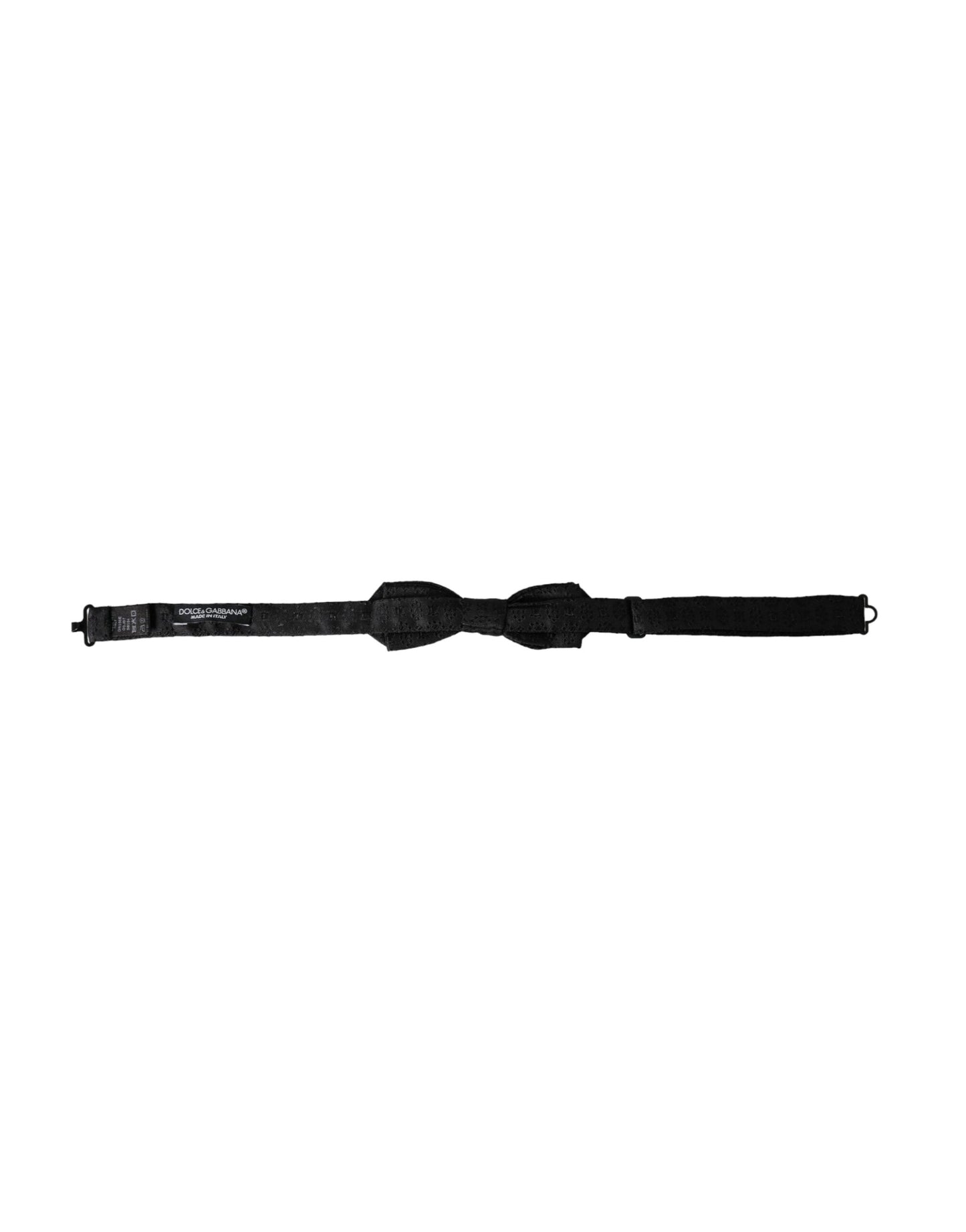 - Black Silk Fantasy Adjustable Neck Men Bow Tie