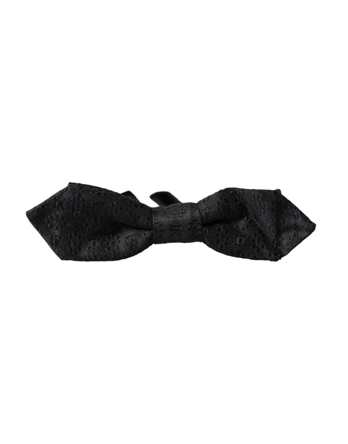 - Black Silk Fantasy Adjustable Neck Men Bow Tie