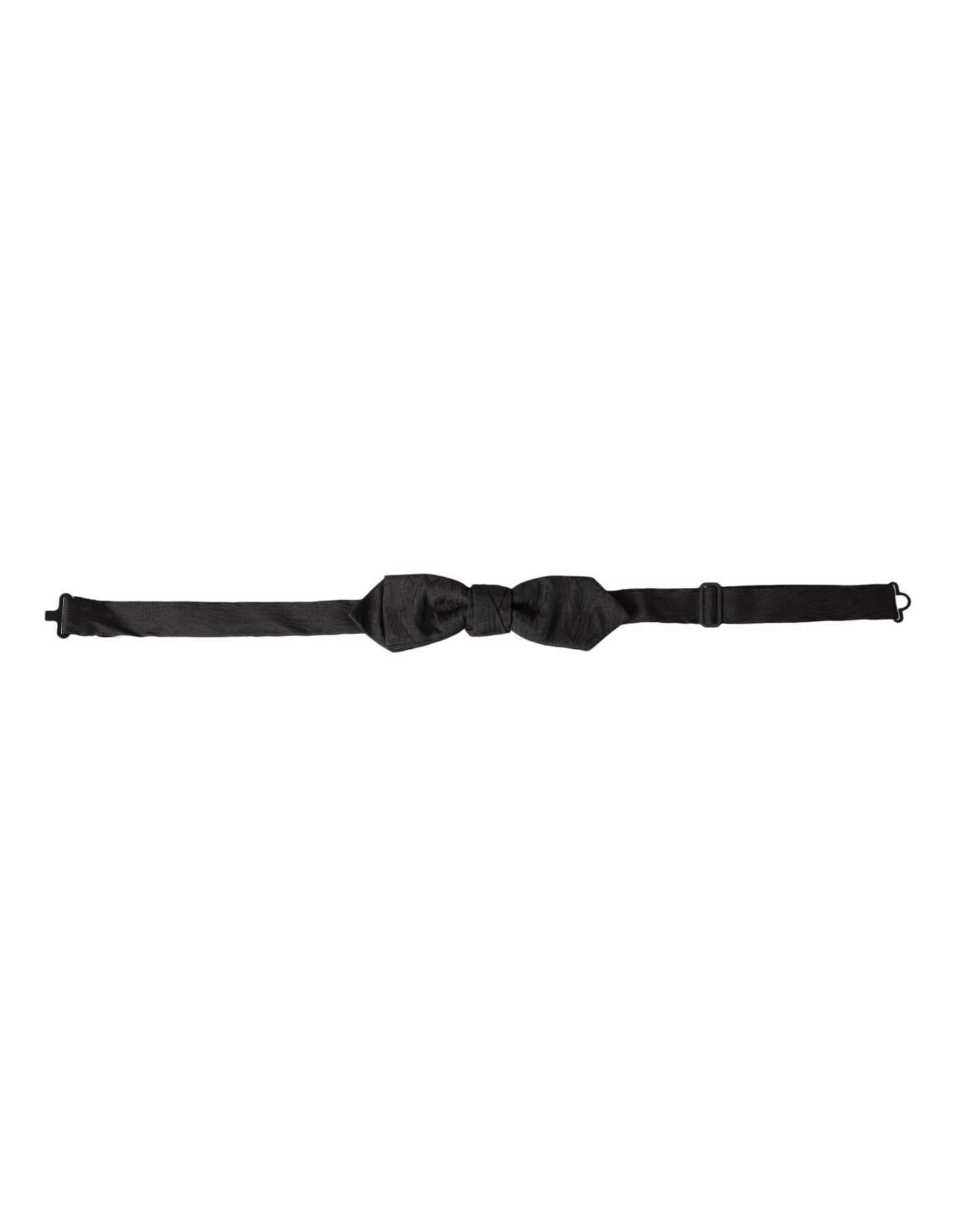 - Black Silk Adjustable Neck Men Bow Tie