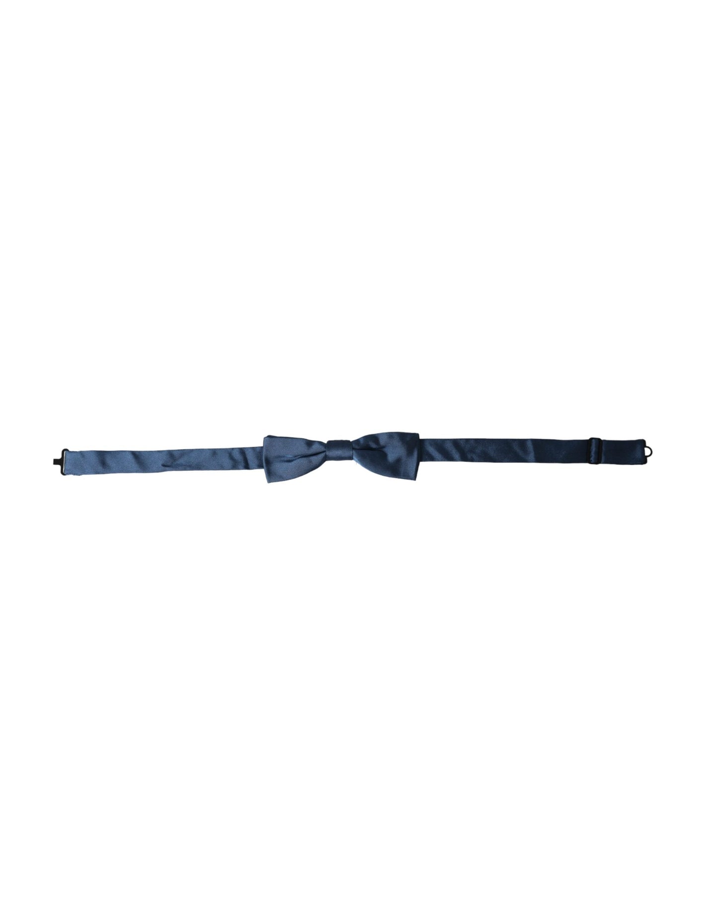 - Blue Satin Silk Adjustable Neck Men Bow Tie