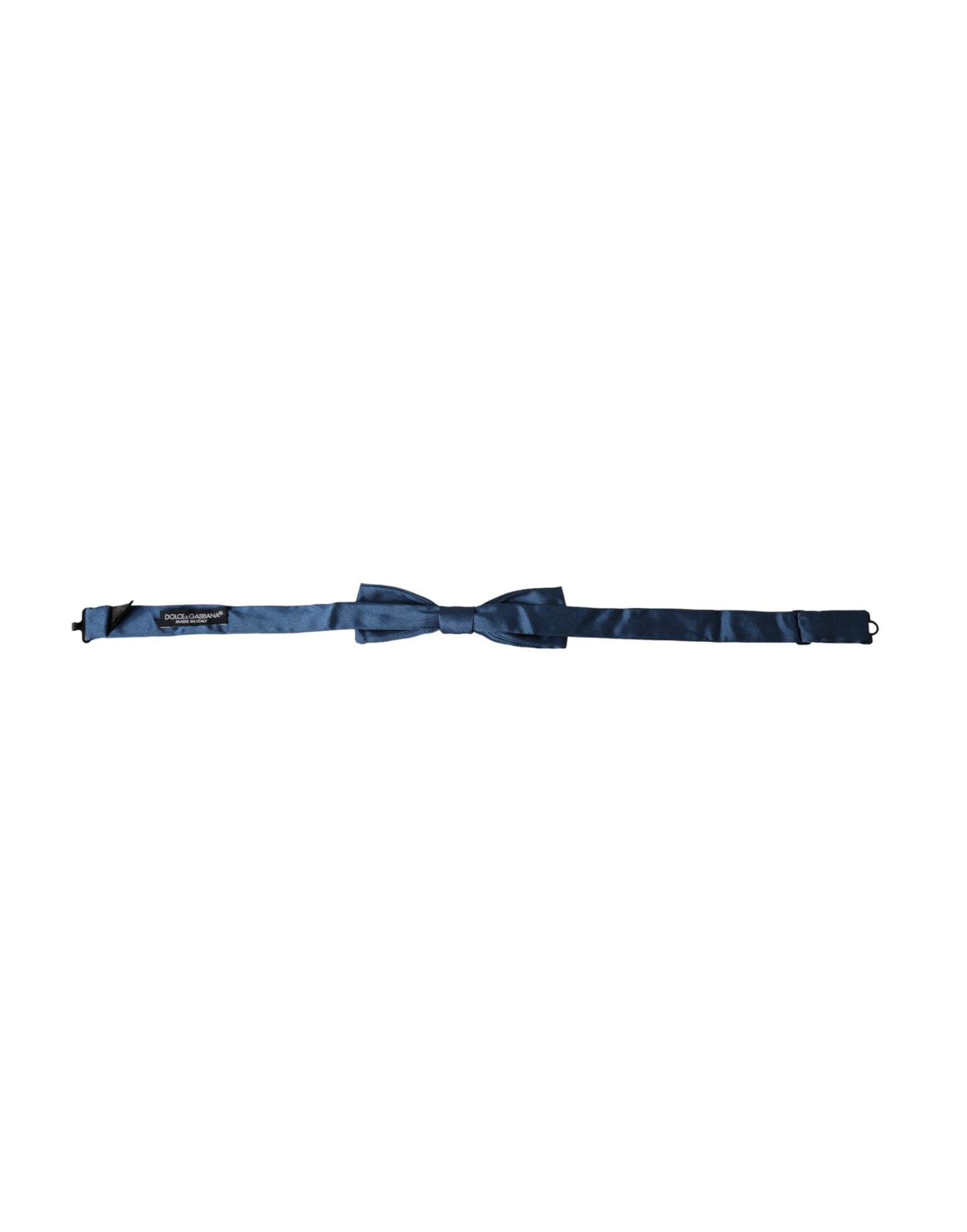 - Blue Satin Silk Adjustable Neck Men Bow Tie