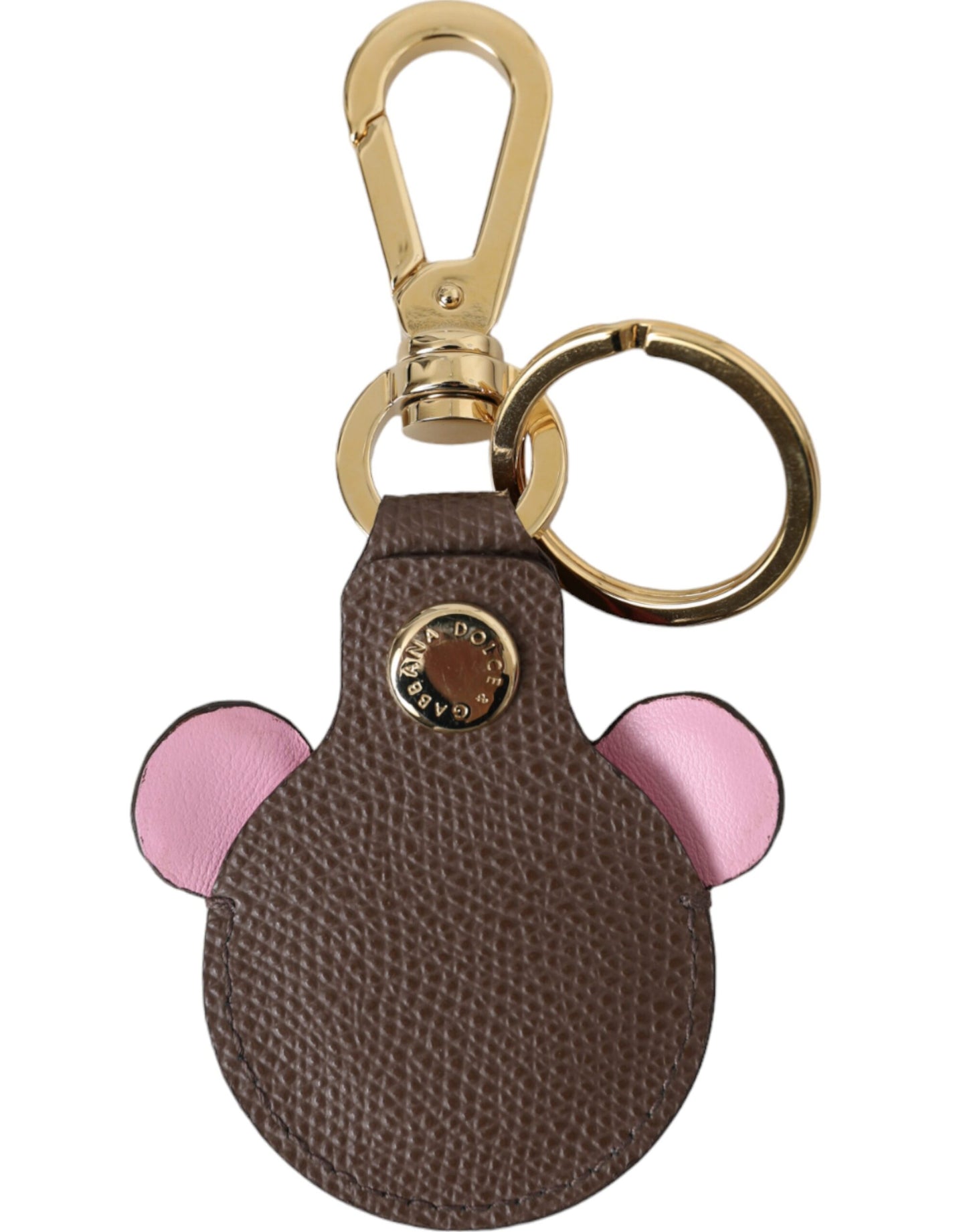 - Multicolor Dauphine Calfskin DG Logo Keyring Keychain