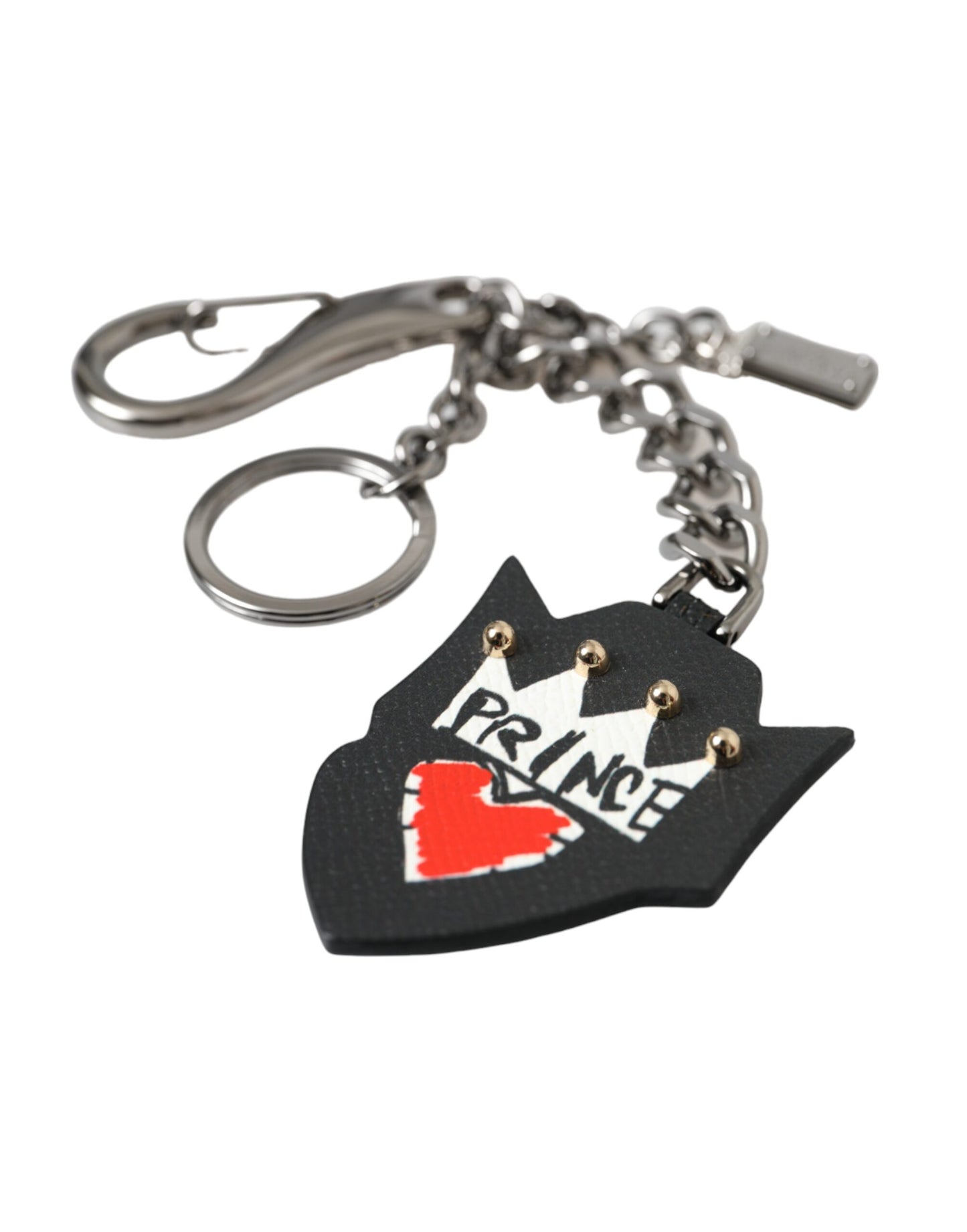 - Black Prince Studs Logo Silver Brass Keychain Keyring