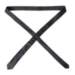 - Black Blue Polka Dot Silk Adjustable Men Tie