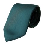 - Green Printed 100% Silk Adjustable Men Tie