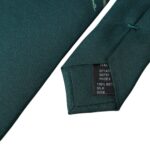 - Green Printed 100% Silk Adjustable Men Tie