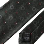 - Dark Gray 100% Silk Fantasy Adjustable Men Tie
