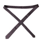 - Purple 100% Silk Polka Dot Adjustable Men Tie