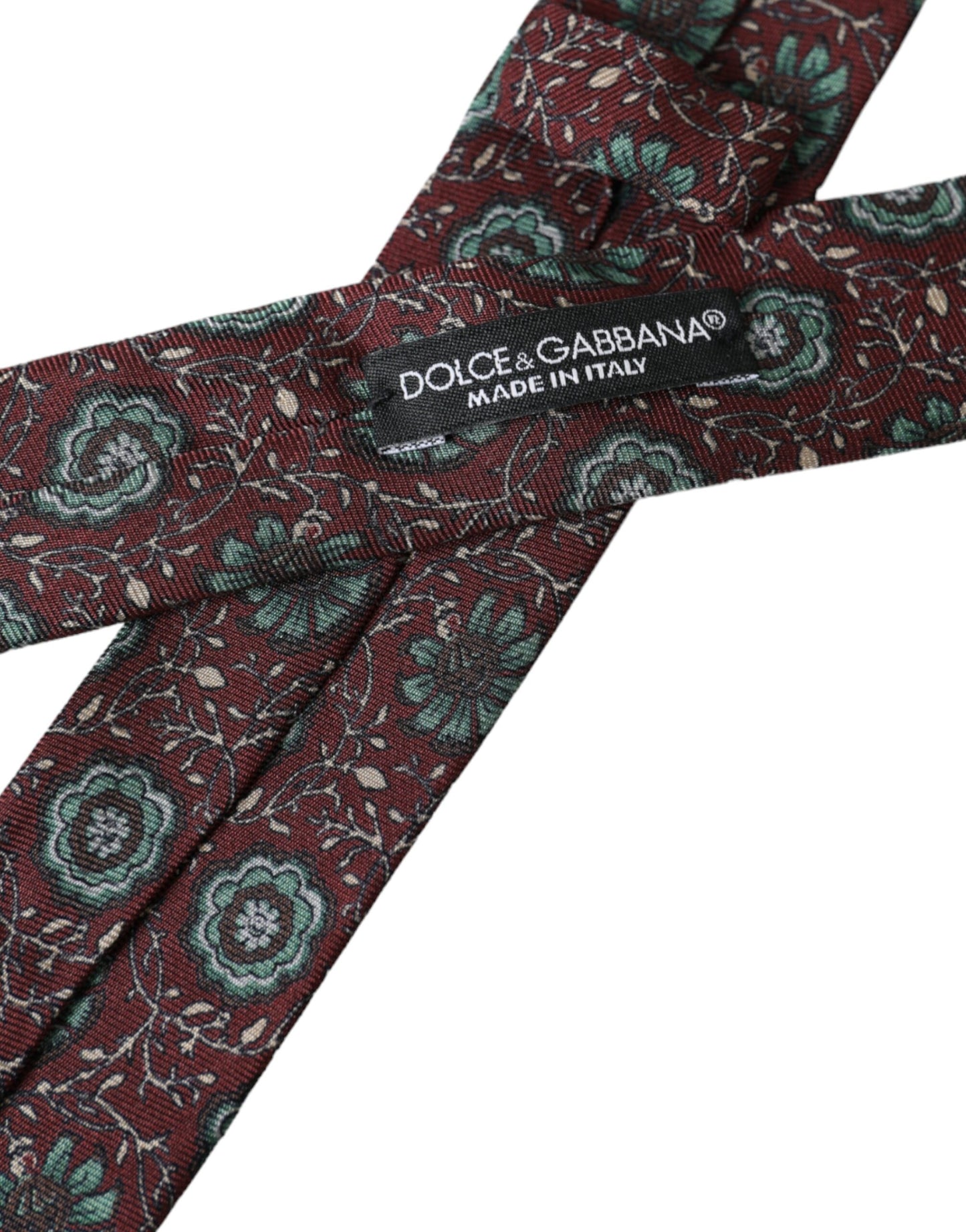 - Maroon Floral 100% Silk Adjustable Men Tie