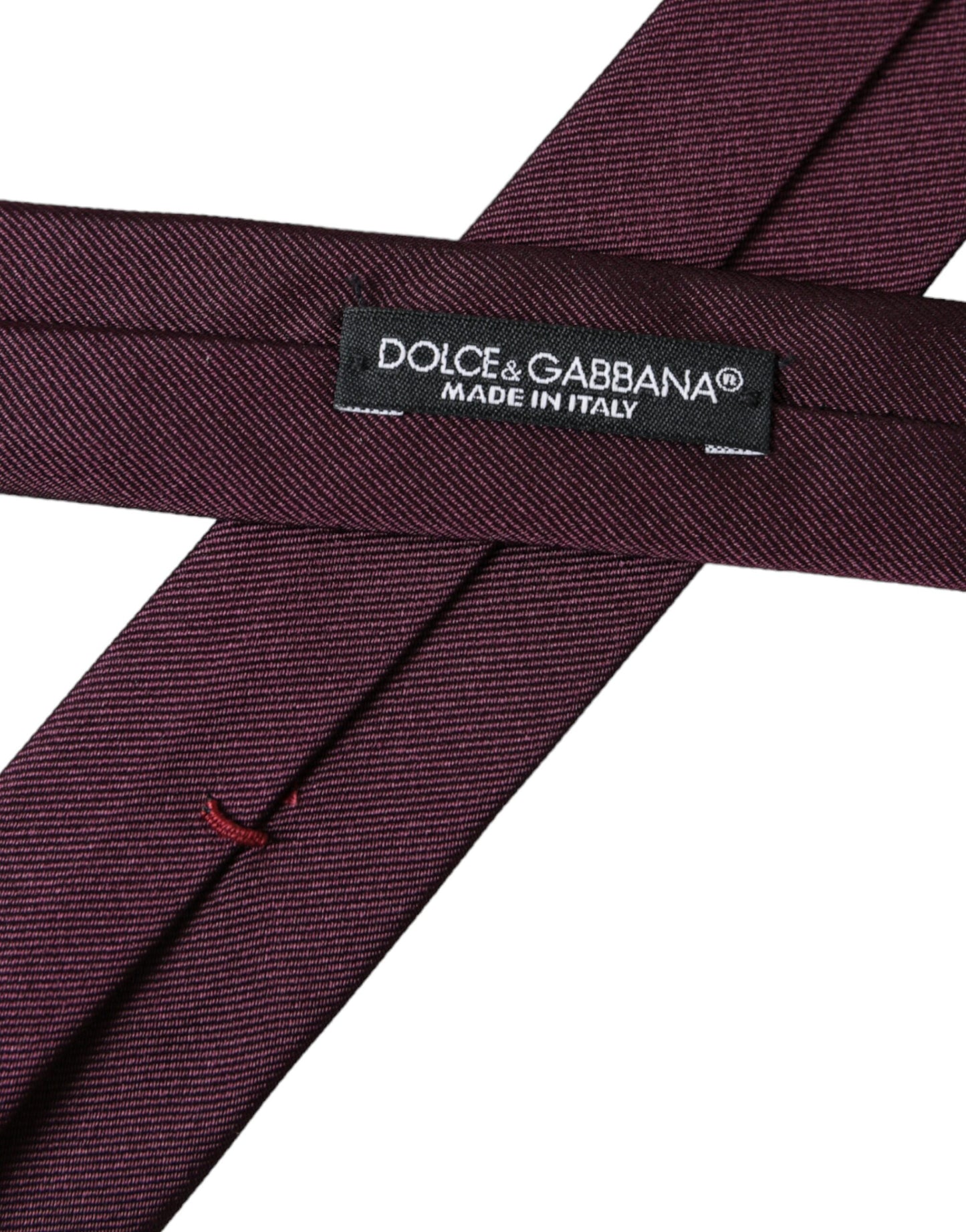 - Bordeaux Solid 100% Silk Adjustable Men Tie
