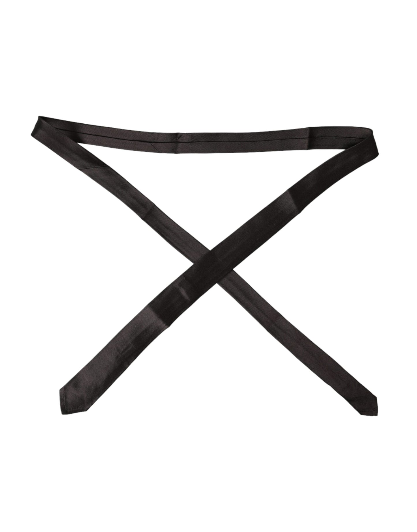 - Brown Solid 100% Silk Adjustable Tie